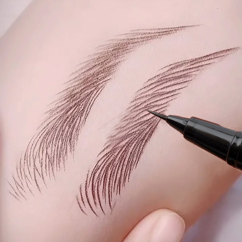 Waterproof Liquid Eyeliner Pen - Multifunctional Liquid Eyebrow ดินสอ Ultra Fine