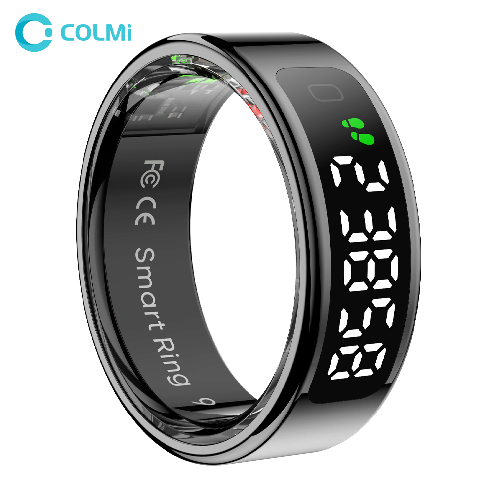 Health Monitors - COLMI R12 แหวนอัจฉริยะพร้อมหน้าจอแสดงผลและระบบสัมผัส, ผู้จัดการสุขภาพ, การชาร์จแบบไร้สาย, กันน้ํา