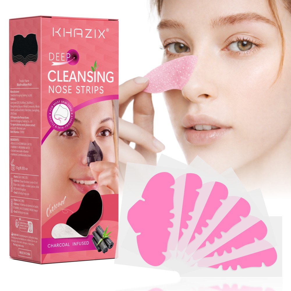 Salicylic Acid Blackhead Remover - 10/25/50 ชิ้นแผ่นแปะจมูกไฮโดรคอลลอยด์สีชมพู, น้ำยาขจัดสิวหัวดำทำความสะอาดอย่างล้ำลึก