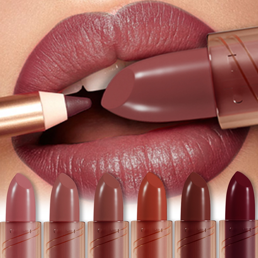 Matte Velvet Lip Tint Long Lasting - ลิปสติกเนื้อแมท 14 สี ไม่ซีดจาง ติดทนนาน เนื้อกำมะหยี่