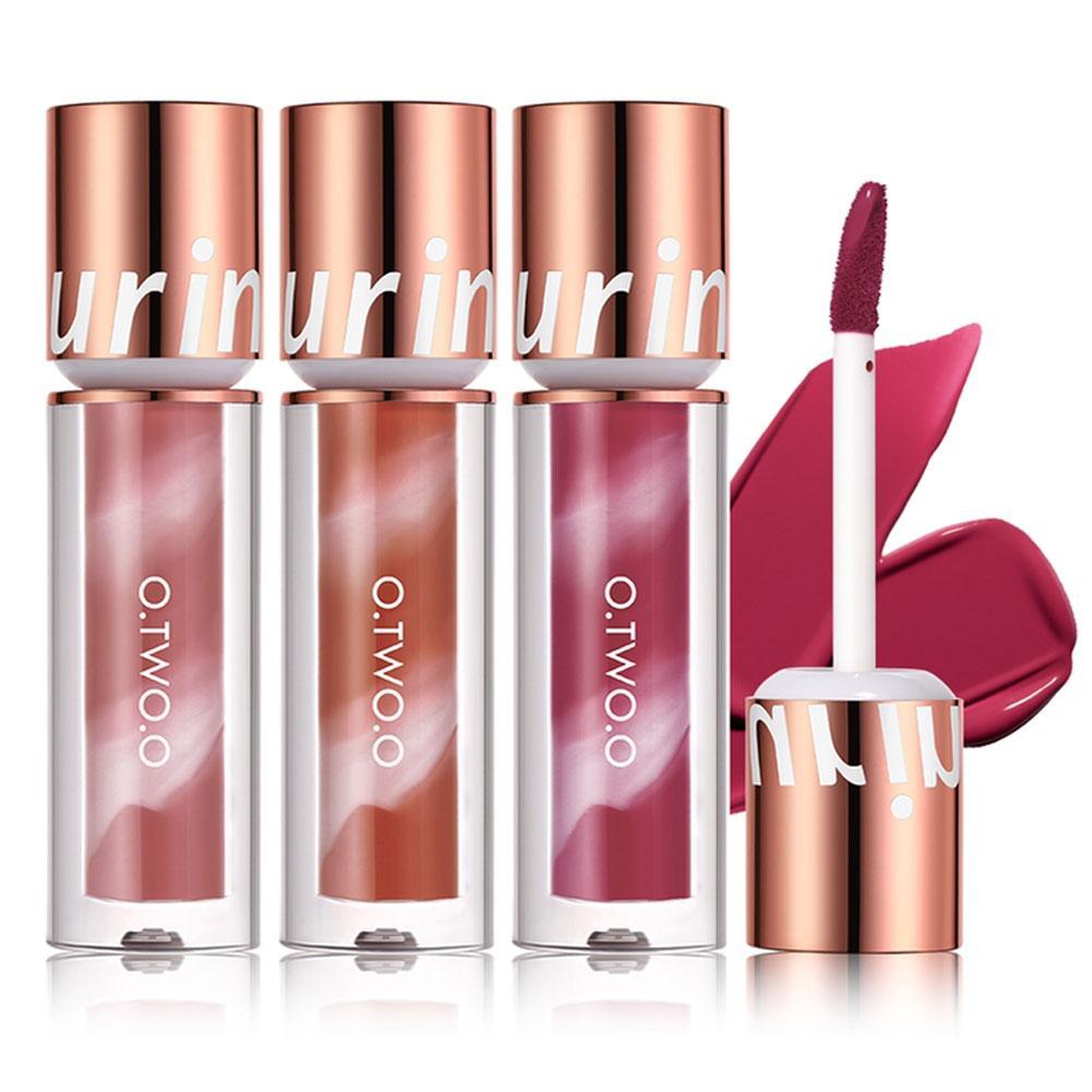 Matte Velvet Lip Tint Long Lasting - O.tw o.o ลิปสติกเนื้อแมทกันน้ำยาวนานยาว24HRS กำมะหยี่หมึกลิปทินท์แบบไม่ติดถ้วยลิปกลอสแต่งหน้าแบบน้ำสีแดงเซ็กซี่