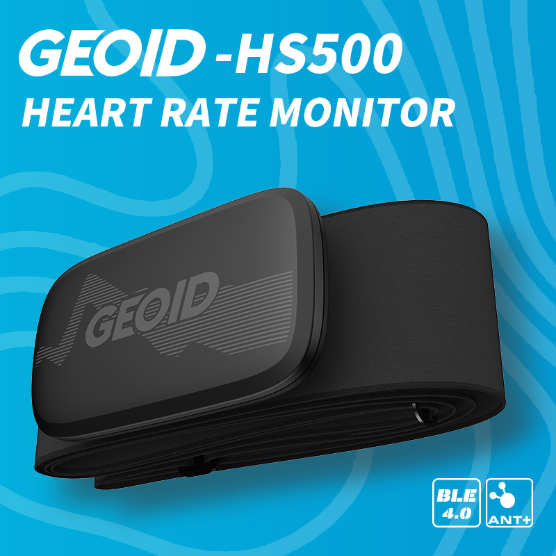 Health Monitors - Geoid เซนเซอร์มอเตอร์อัตราการเต้นหัวใจ HS500หัวใจไร้สายสำหรับออกกำลังกายเพื่อสุขภาพ Garmin ที่มีหน้าอกบลูทูธ ANT
