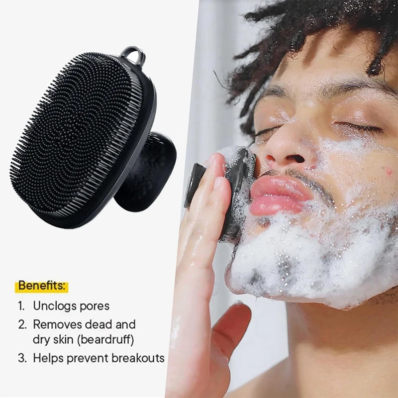 Silicone Face Scrubber Electric - แปรงซิลิโคนขัดหน้าสำหรับผู้ชายและผู้หญิง แปรงทำความสะอาดผิวหน้า แปรงล้างหน้าซิลิโคน แปรงทำความสะอาดผิวหน้าด้วยมือ