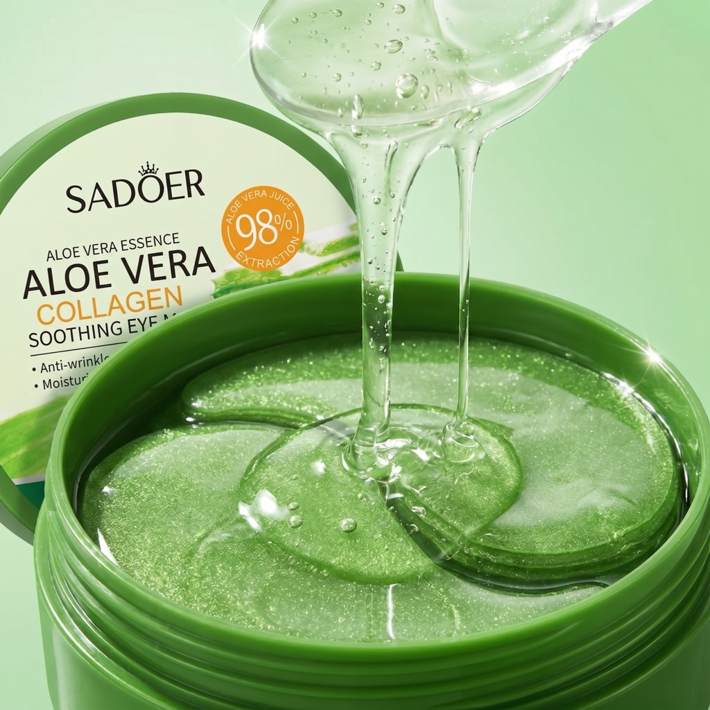 Collagen Under Eye Patches - 60 ชิ้น อโลเวร่า คอลลาเจน อาย มาส์ก