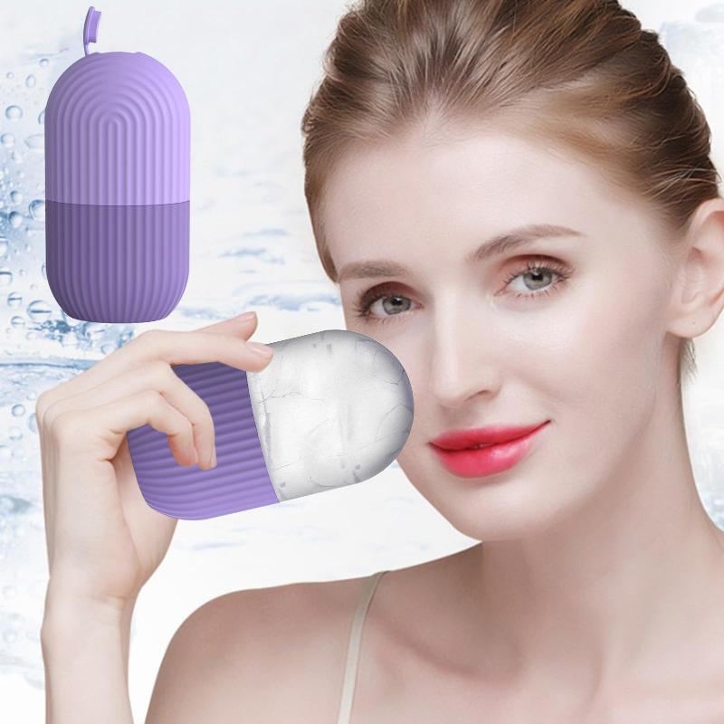 Face Ice Roller Puffiness - ไอซ์เฟซโรลเลอร์ ไอซ์คิวบ์ บิวตี้ นวด แม่พิมพ์ซิลิโคนสำหรับอาการบวมรอบดวงตา ไอซ์เฟเชียลโรลเลอร์