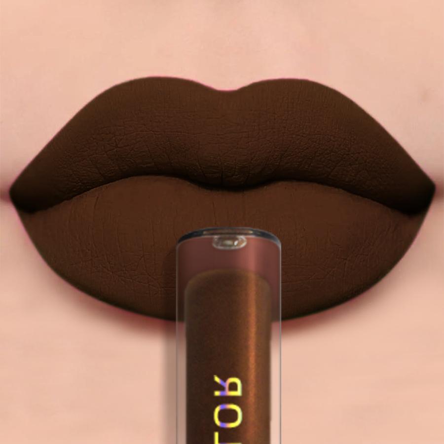 Matte Velvet Lip Tint Long Lasting - 1 ชิ้น Matte กันน้ําสีลิปกลอส Lasting Liquid