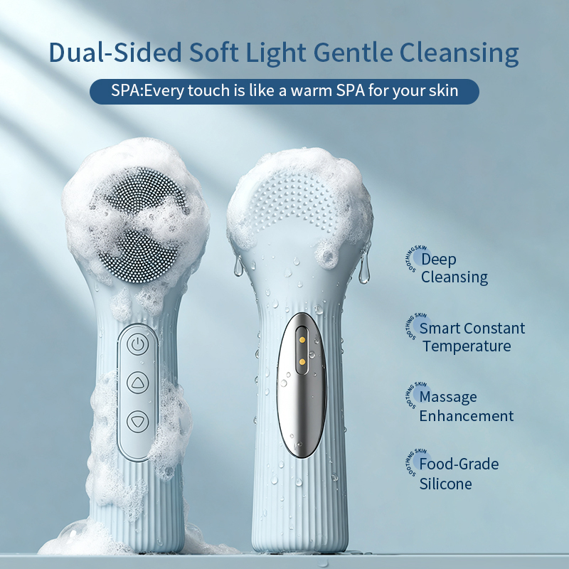 แปรงทำความสะอาดผิวหน้าซิลิโคนแ - Silicone Face Scrubber Electric บทวิจารณ์และราคา