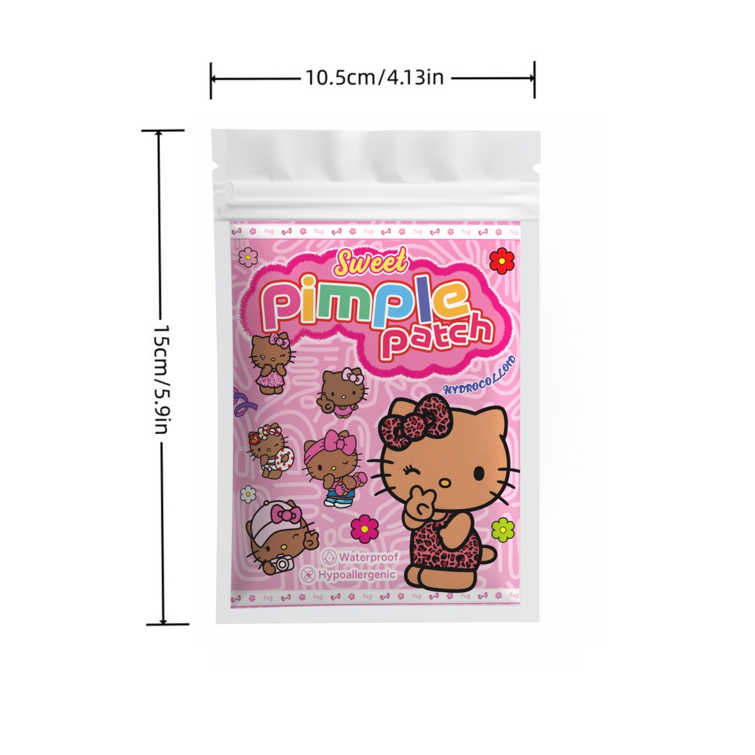แผ่นแปะสิวเฮลโลคิตตี้ 100 ชิ้น - Hydrocolloid Pimple Patch บทวิจารณ์และราคา