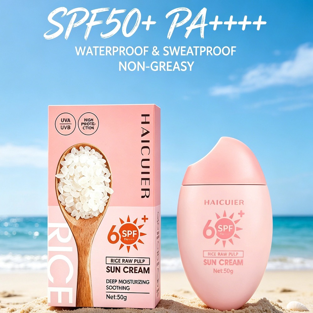 SPF50+ ครีมกันแดด ไรซ์ โรว์ พู - Spf 50 Waterproof Sunscreen บทวิจารณ์และราคา
