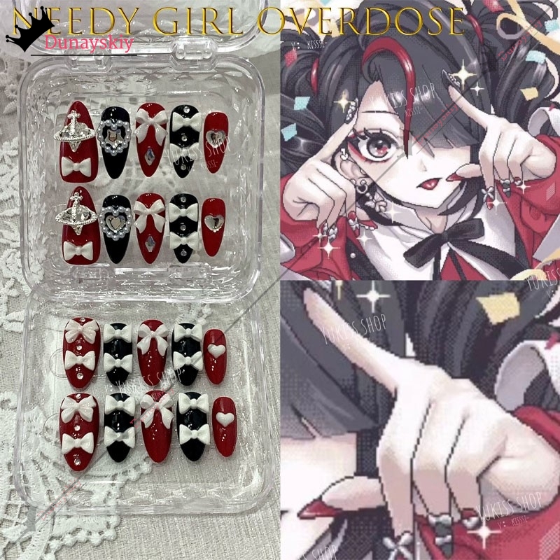 YiNuo*/Needy Girl Overdose Jir - Nail Art บทวิจารณ์และราคา