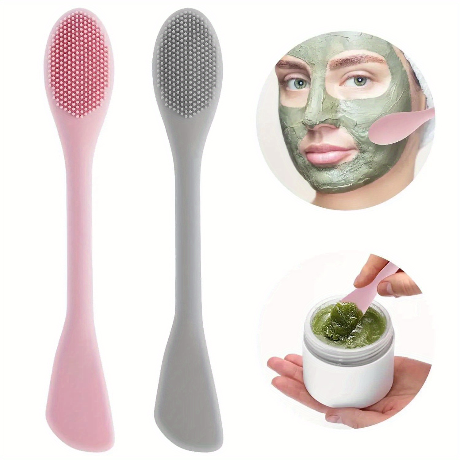 Double HEAD Facial Mask แปรงซิ - Silicone Face Scrubber Electric บทวิจารณ์และราคา