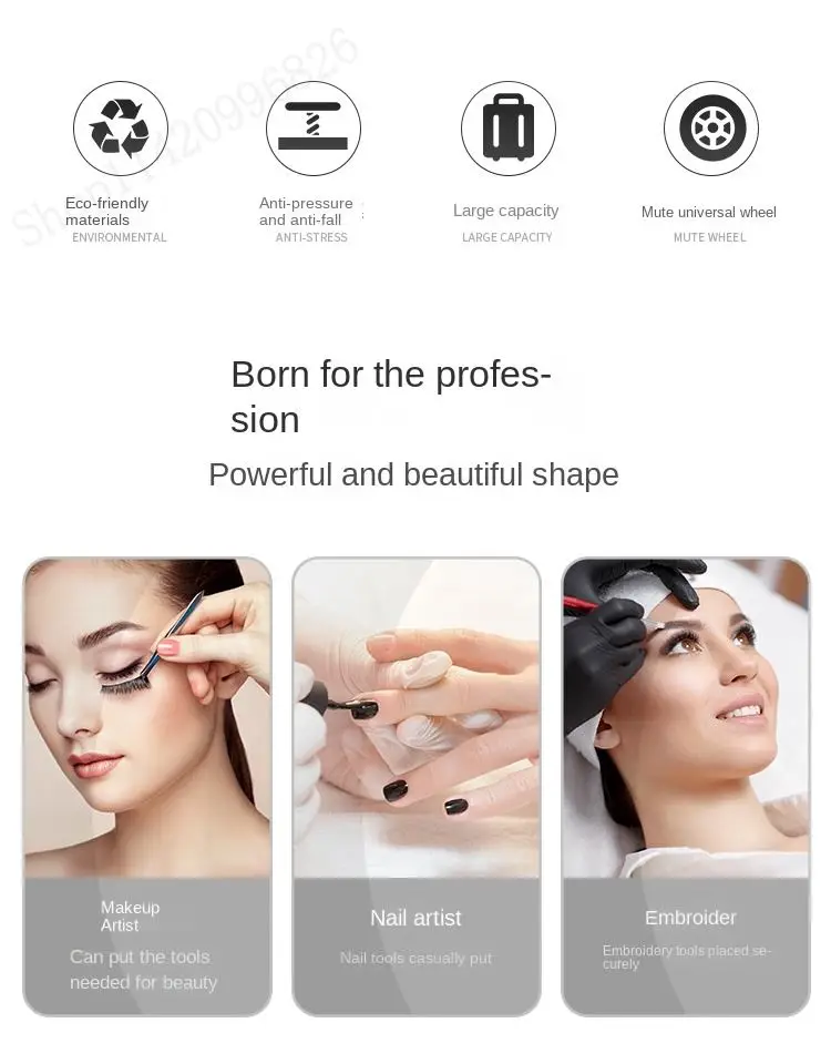 กระเป๋าเครื่องสำอางแบบมีล้อลาก - Makeup บทวิจารณ์และราคา