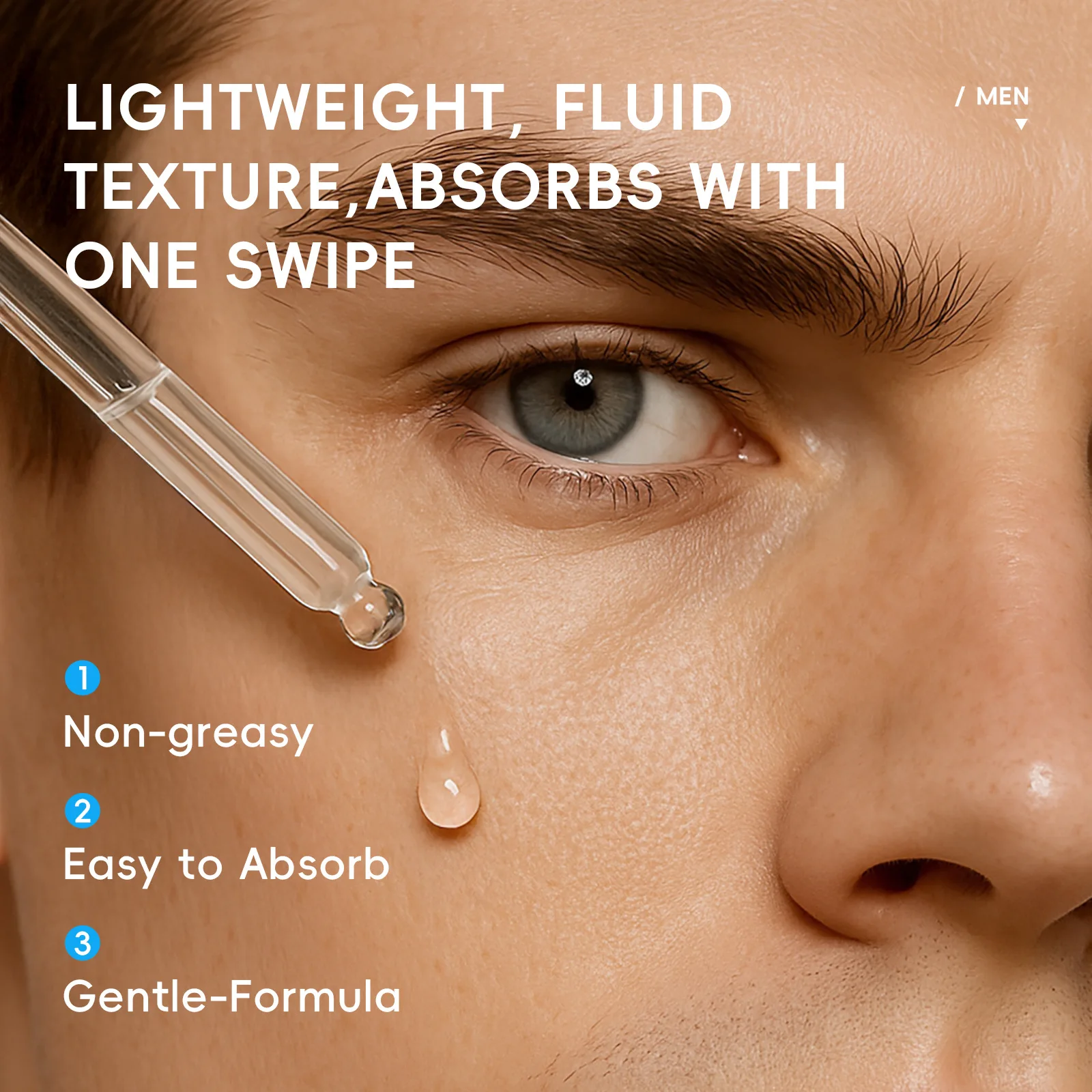 เซรั่มบำรุงผิวหน้าสำหรับผู้ชาย - Hyaluronic Acid Facial Serum บทวิจารณ์และราคา