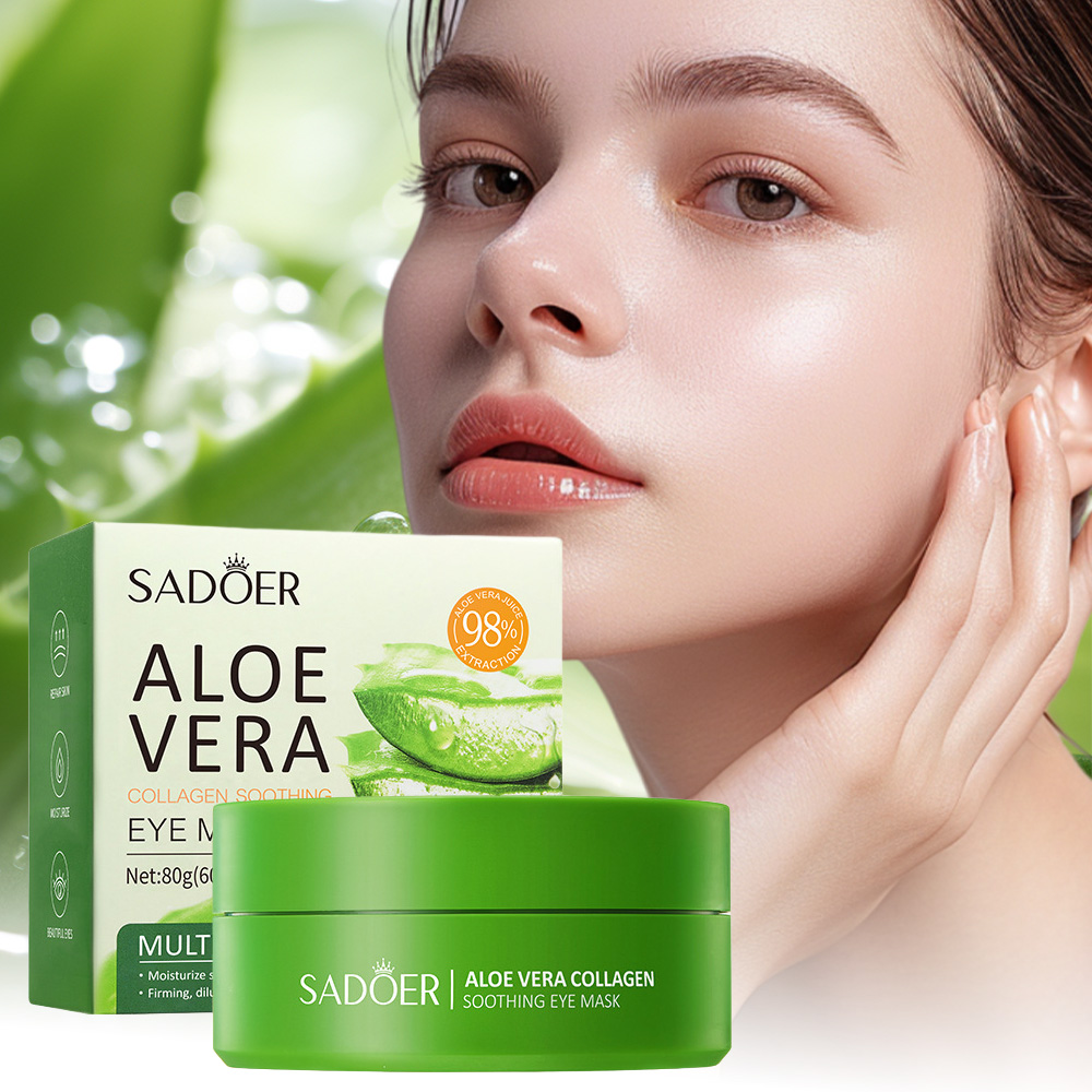 แผ่นมาส์กใต้ตา SADOER อโลเวร่า - Collagen Under Eye Patches บทวิจารณ์และราคา