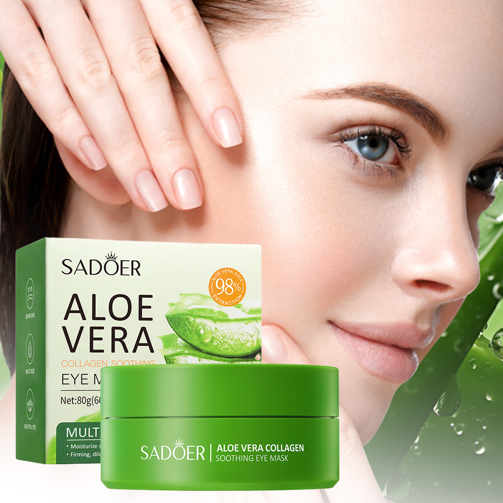 แผ่นมาส์กใต้ตา SADOER อโลเวร่า - Collagen Under Eye Patches บทวิจารณ์และราคา