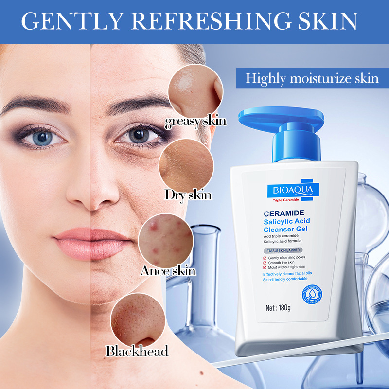 เจลทำความสะอาดผิวหน้าผสมเซราไม - Salicylic Acid Blackhead Remover บทวิจารณ์และราคา