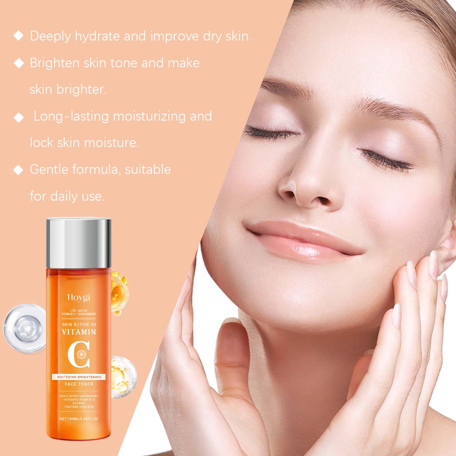 Vitamin C Hydrating Toner Mois - Niacinamide Pore Shrinking Essence บทวิจารณ์และราคา