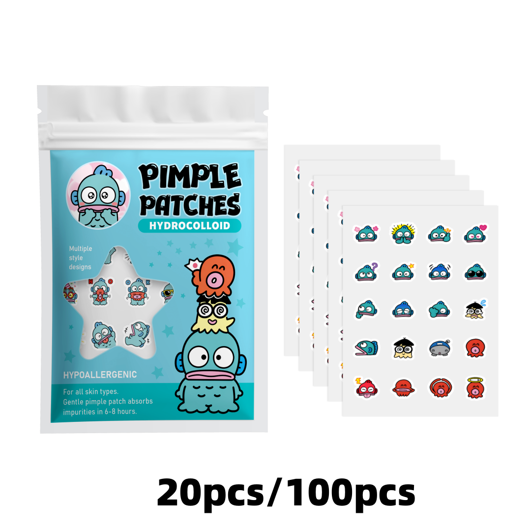 แผ่นแปะสิวไฮโดรคอลลอยด์รูปปลาก - Hydrocolloid Pimple Patch บทวิจารณ์และราคา