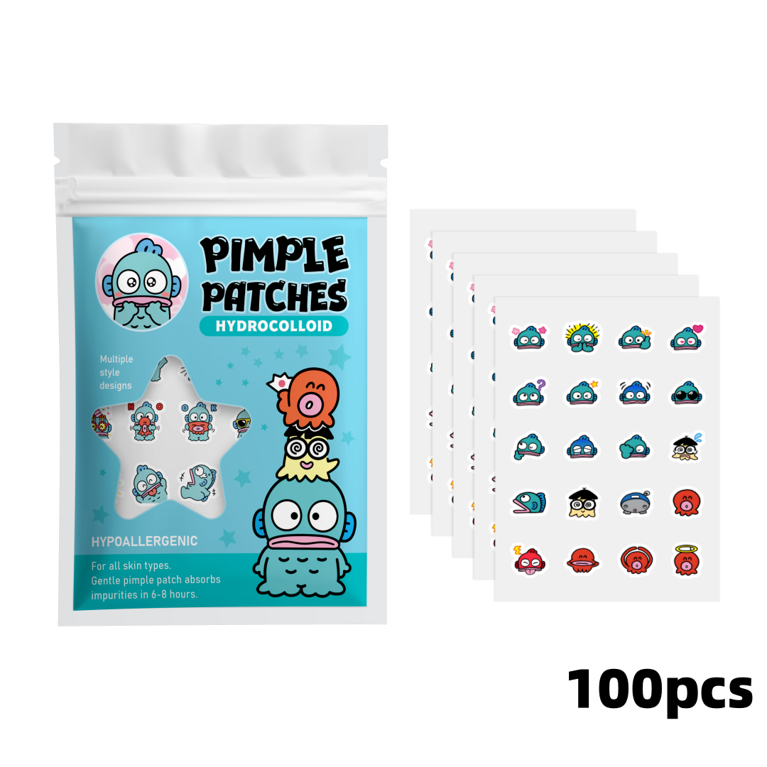 แผ่นแปะสิวไฮโดรคอลลอยด์รูปปลาก - Hydrocolloid Pimple Patch บทวิจารณ์และราคา