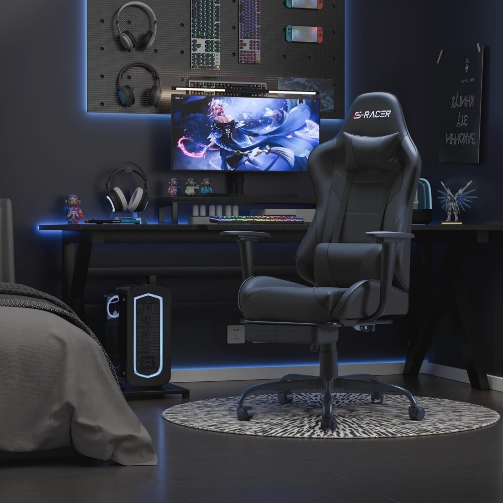 เก้าอี้เกมมิ่ง: เก้าอี้ทำงานที - Massage บทวิจารณ์และราคา