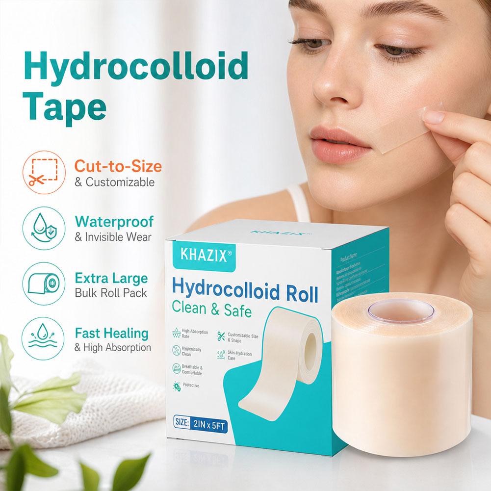 แผ่นแปะสิวไฮโดรคอลลอยด์แบบม้วน - Hydrocolloid Pimple Patch บทวิจารณ์และราคา