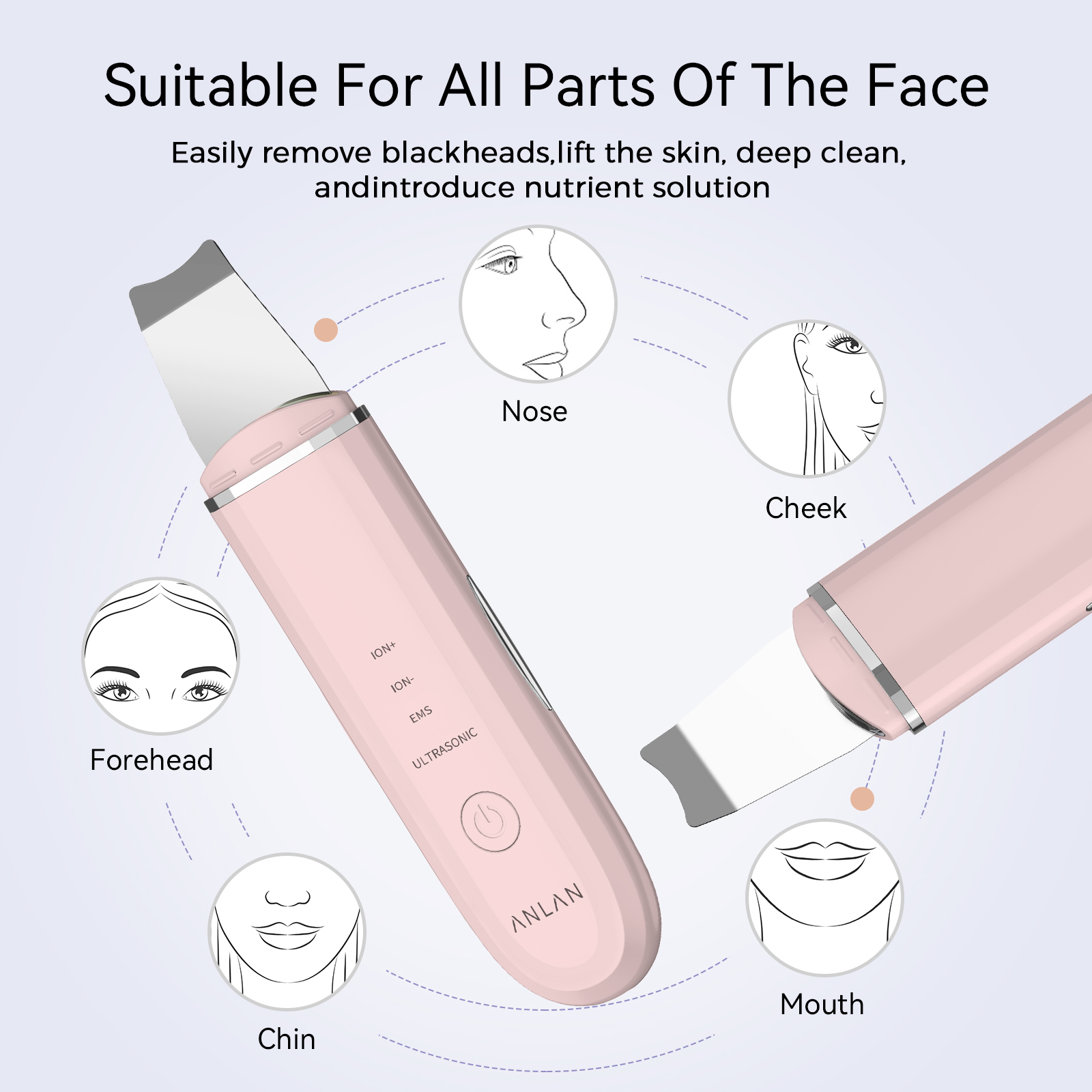 เครื่องขัดผิวอัลตราโซนิค Anlan - Led Light Therapy Face Mask บทวิจารณ์และราคา