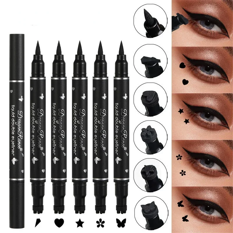 ปากกาอายไลเนอร์แบบ2อิน1ปากกาซี - Waterproof Liquid Eyeliner Pen บทวิจารณ์และราคา