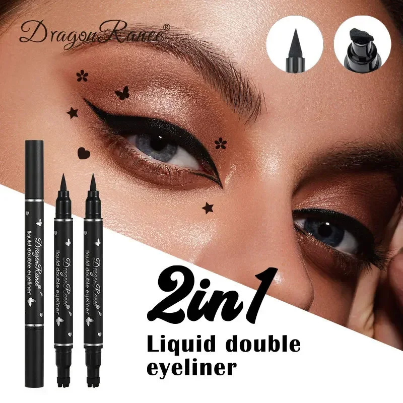 ปากกาอายไลเนอร์แบบ2อิน1ปากกาซี - Waterproof Liquid Eyeliner Pen บทวิจารณ์และราคา