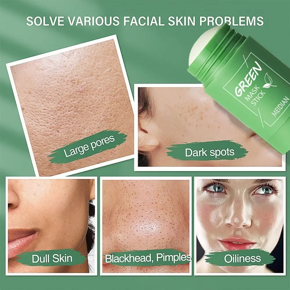 หน้ากากชาเขียวติดลบสิวหัวดําสิ - Green Tea Cleansing Clay Mask บทวิจารณ์และราคา