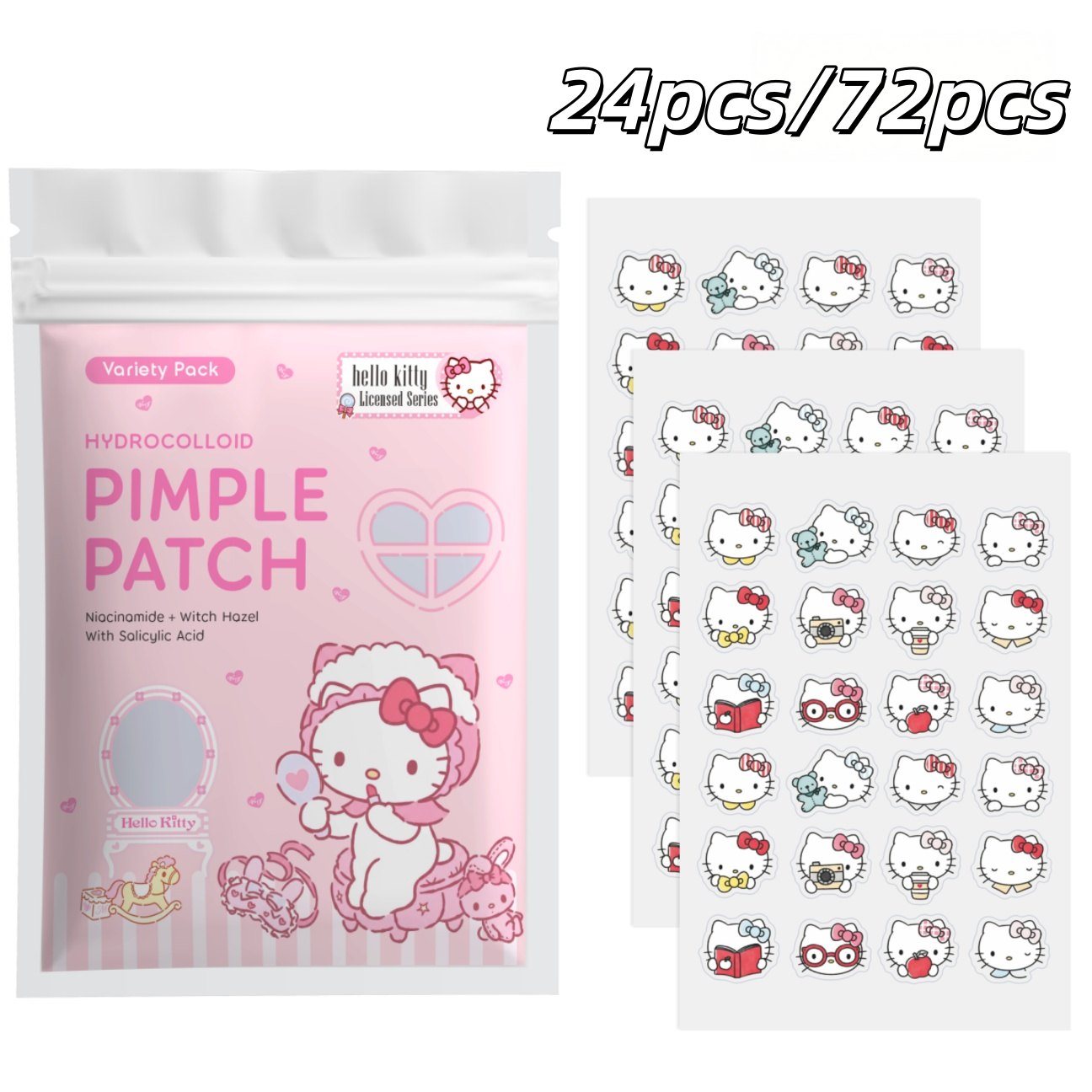 แผ่นแปะสิวไฮโดรคอลลอยด์ลายเฮลโ - Hydrocolloid Pimple Patch บทวิจารณ์และราคา