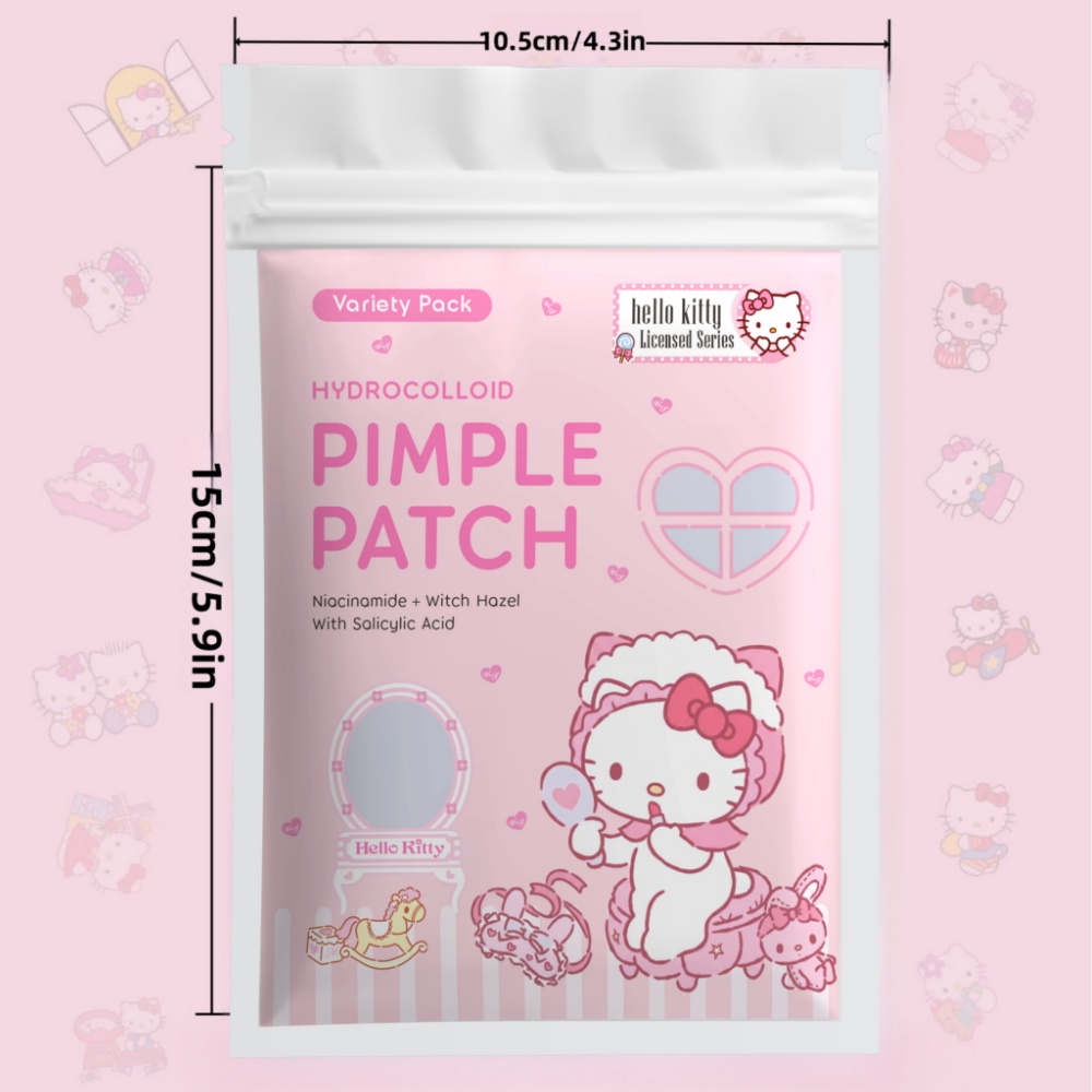 แผ่นแปะสิวไฮโดรคอลลอยด์ลายเฮลโ - Hydrocolloid Pimple Patch บทวิจารณ์และราคา
