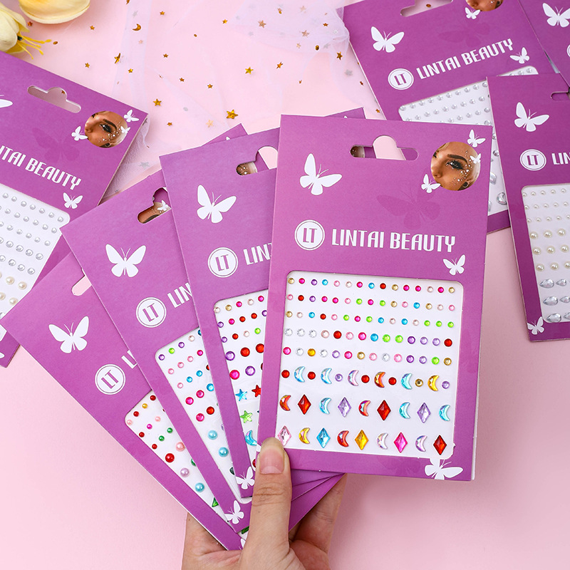 สติกเกอร์ติดหน้ารูปหยดน้ำ กันน - Nail Art บทวิจารณ์และราคา
