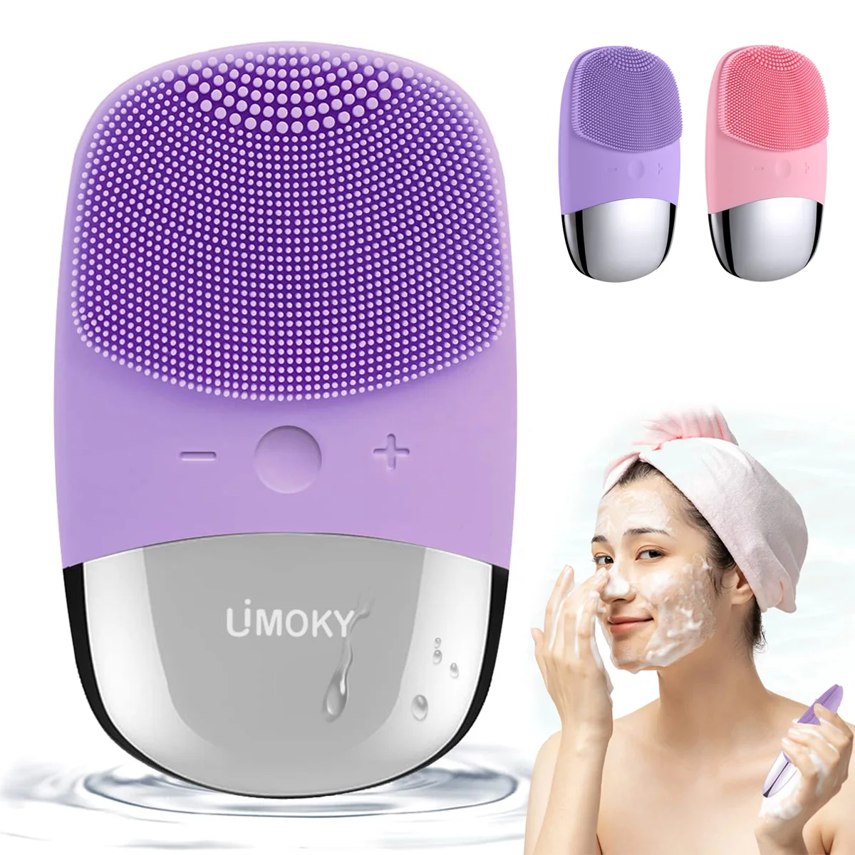แปรงทำความสะอาดผิวหน้าซิลิโคนไ - Silicone Face Scrubber Electric บทวิจารณ์และราคา