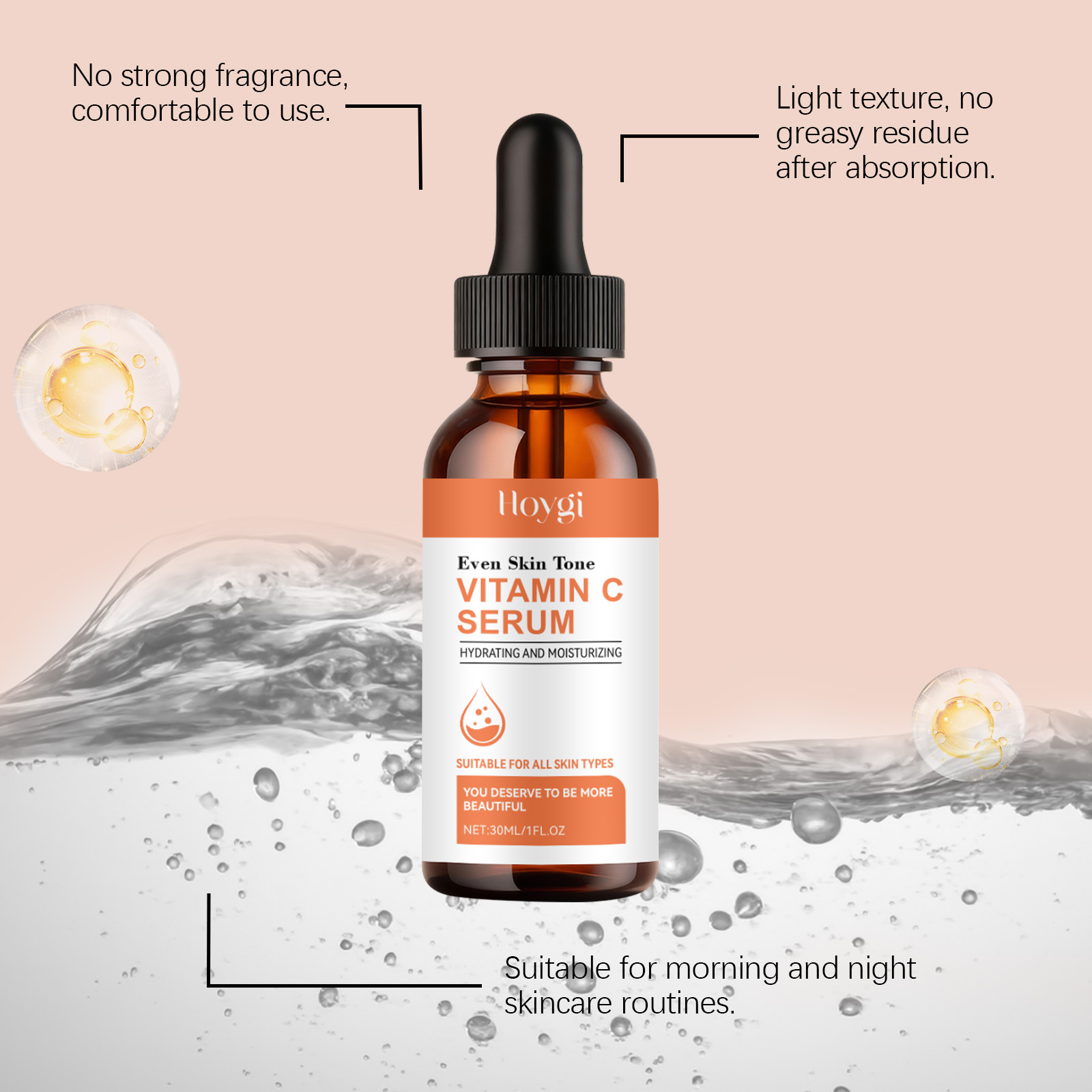 เซรั่มวิตามินซีสำหรับผิวหน้า ไ - Hyaluronic Acid Facial Serum บทวิจารณ์และราคา