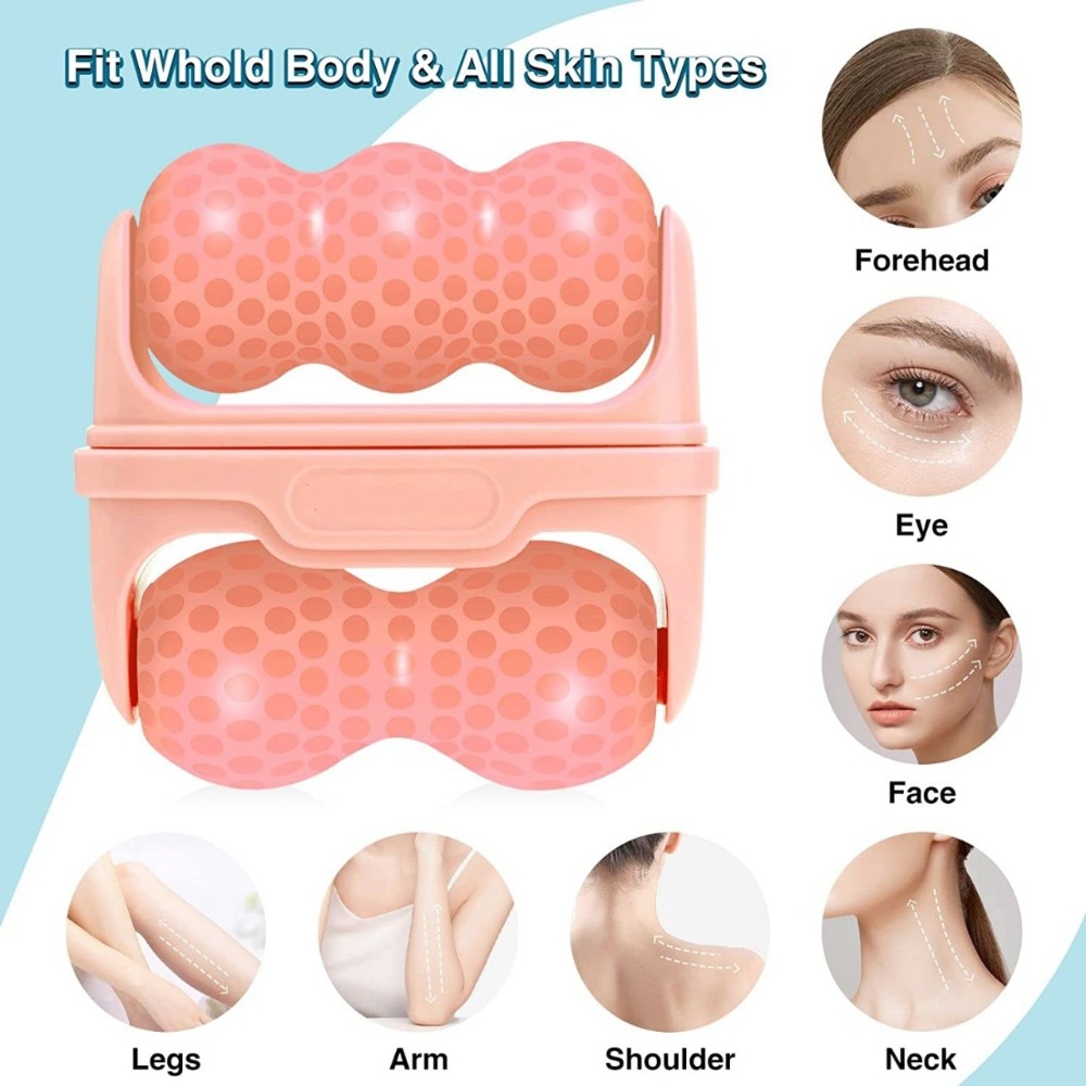 ลูกกลิ้งน้ำแข็งสองหัวสำหรับใบห - Face Ice Roller Puffiness บทวิจารณ์และราคา