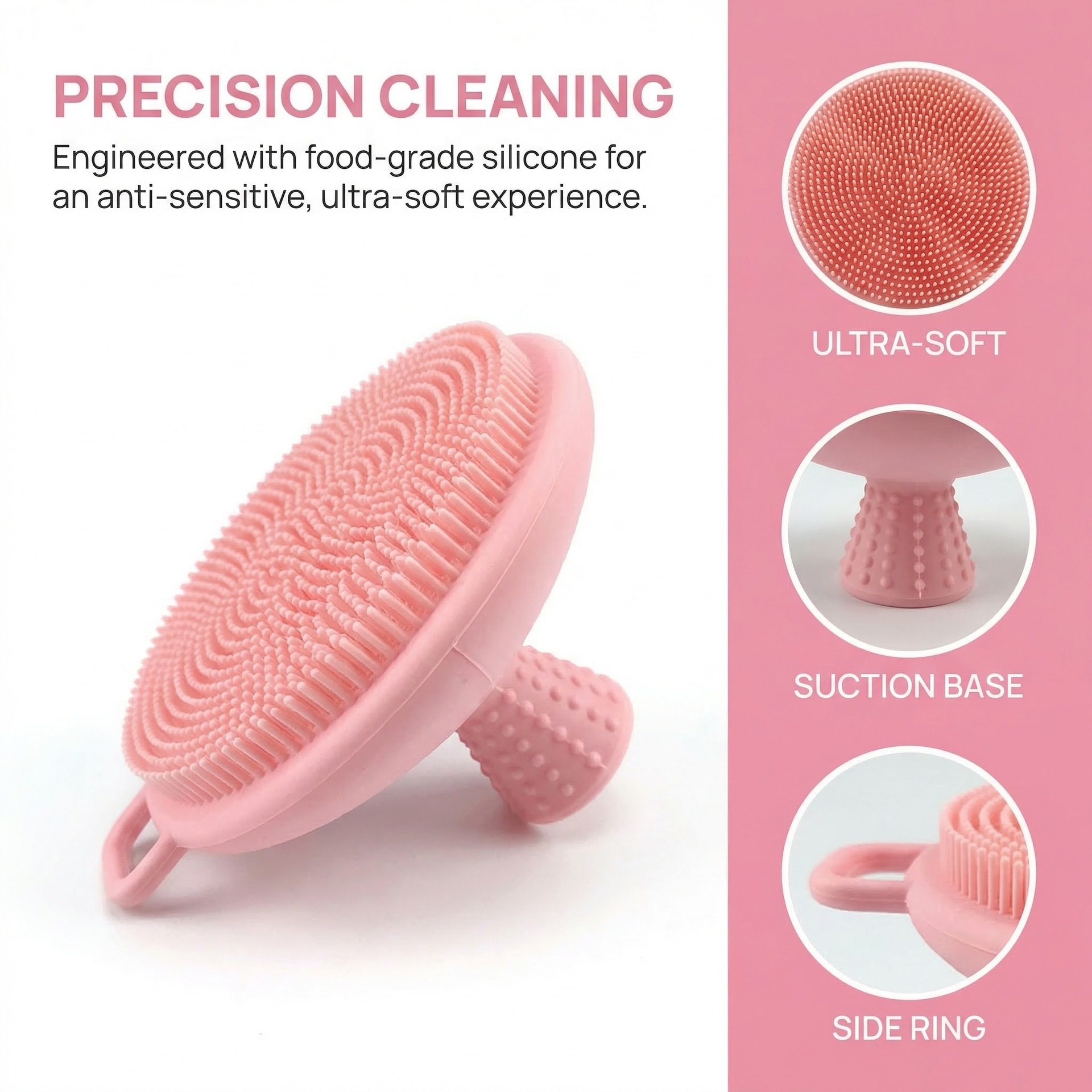 แปรงทำความสะอาดผิวหน้าซิลิโคน  - Silicone Face Scrubber Electric บทวิจารณ์และราคา