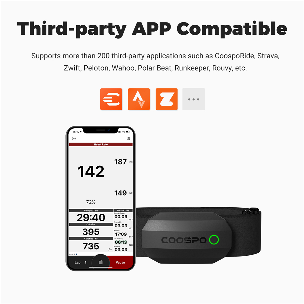 COOSPO H808S Heart Rate Sensor - Health Monitors บทวิจารณ์และราคา